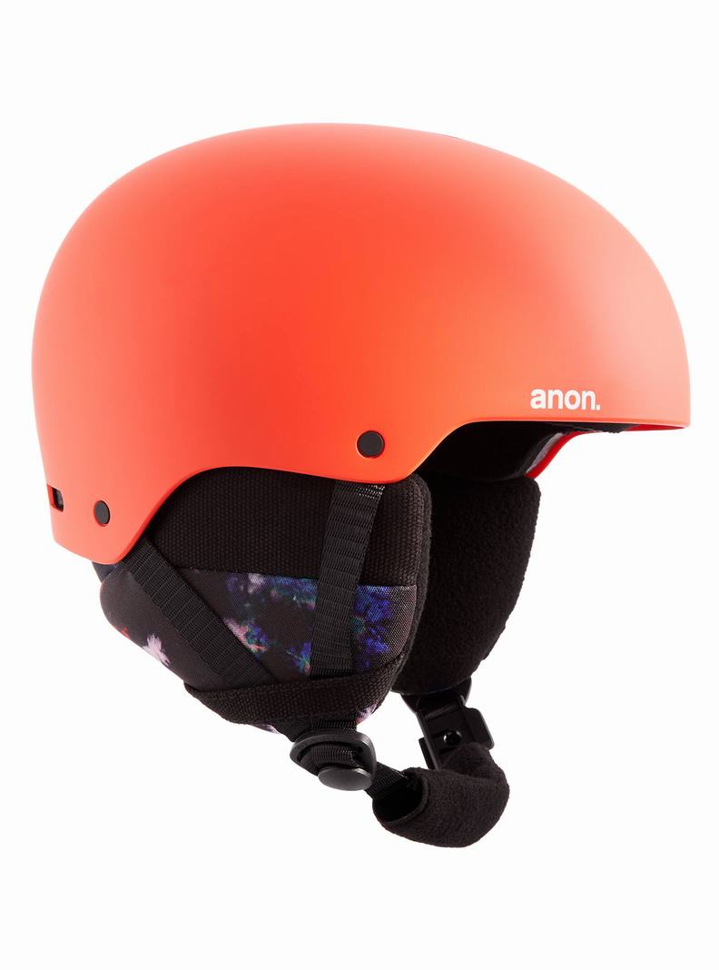 Burton Anon Rime 3 Skihelm Kinder Rot | 786-HBAFJR