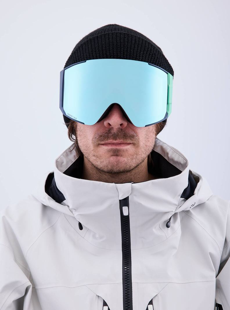 Burton Anon Sync Goggles + Bonus Lens Skibrillen Herren Navy Blau Rosa | 412-GXKZAL
