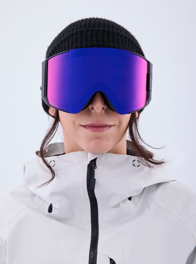 Burton Anon Sync Goggles + Bonus Lens Skibrillen Damen Schwarz Orange Rot | 564-XTGJSH