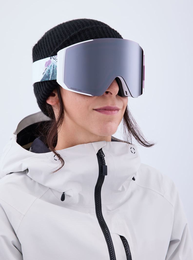 Burton Anon Sync Goggles + Bonus Lens Skibrillen Damen Orange Schwarz Lila | 617-KDRFTG