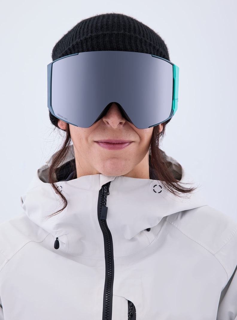 Burton Anon Sync Goggles + Bonus Lens Skibrillen Damen Orange Schwarz Lila | 729-ZVSEYI