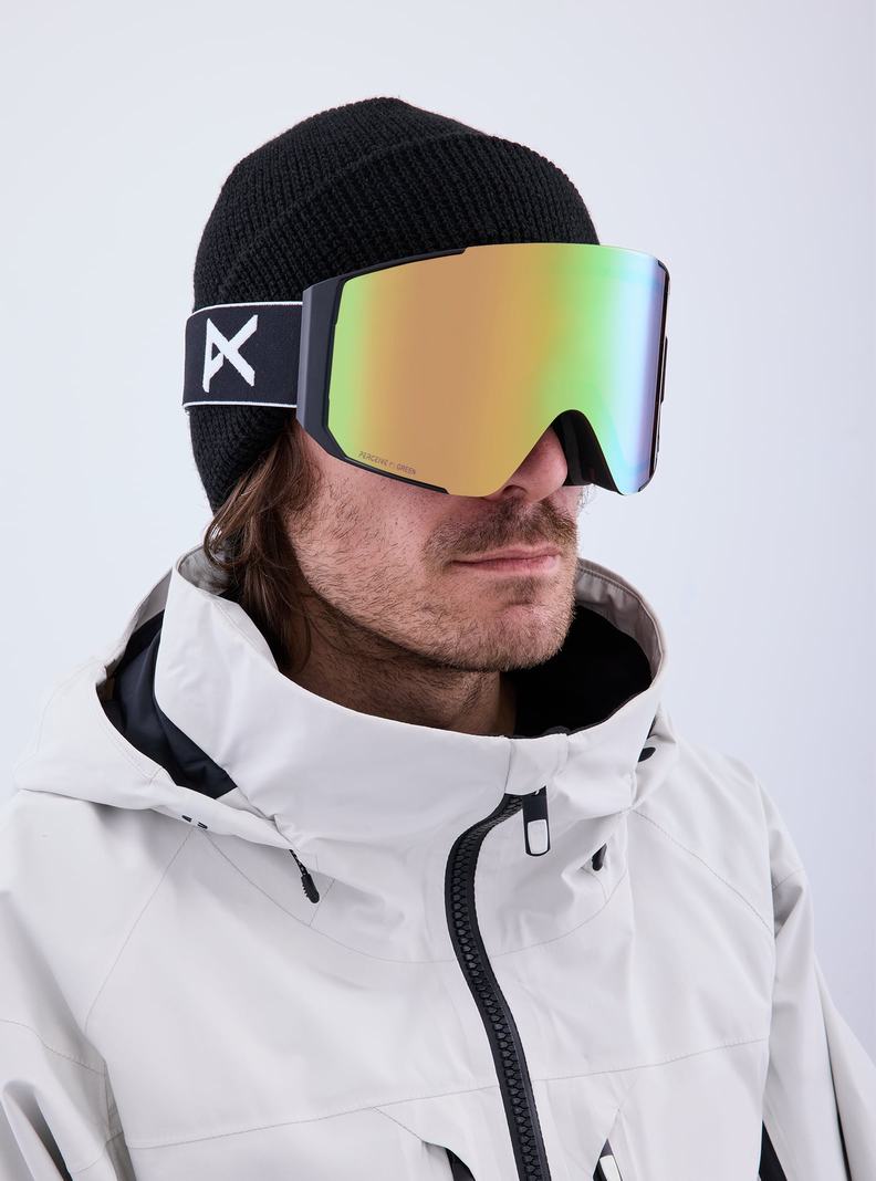 Burton Anon Sync Goggles + Bonus Lens Skibrillen Herren Schwarz Grün Rosa | 930-DIEZJN