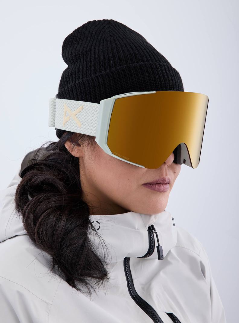 Burton Anon Sync Low Bridge Fit Goggles + Bonus Lens Skibrillen Herren Orange | 601-GKHPST