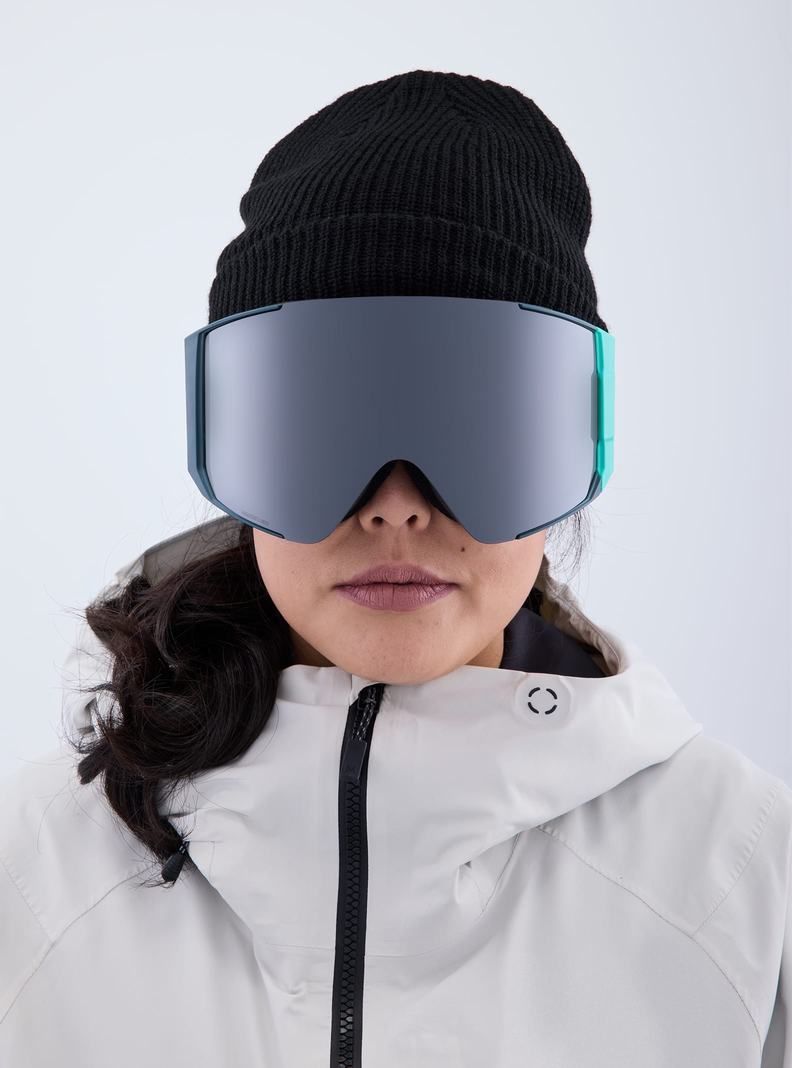 Burton Anon Sync Low Bridge Fit Goggles + Bonus Lens Skibrillen Herren Orange Schwarz Lila | 925-WAHQXC