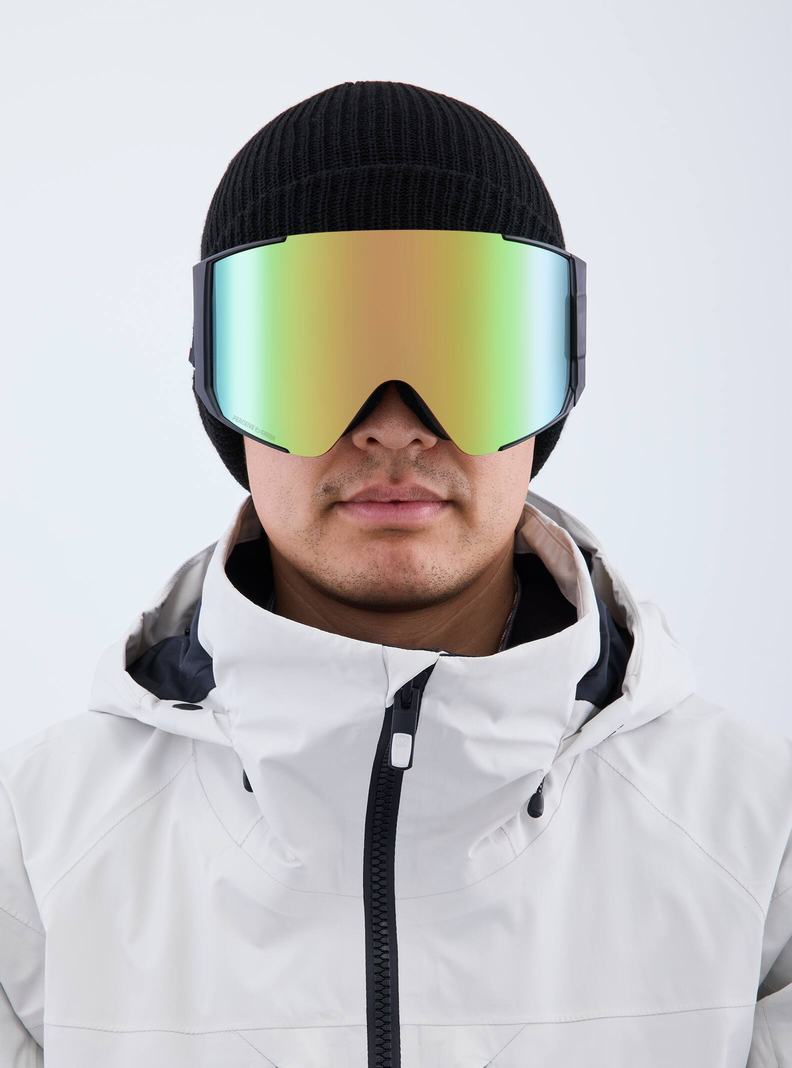 Burton Anon Sync Low Bridge Fit Goggles + Bonus Lens Skibrillen Herren Schwarz Grün Rosa | 986-WCNQPT