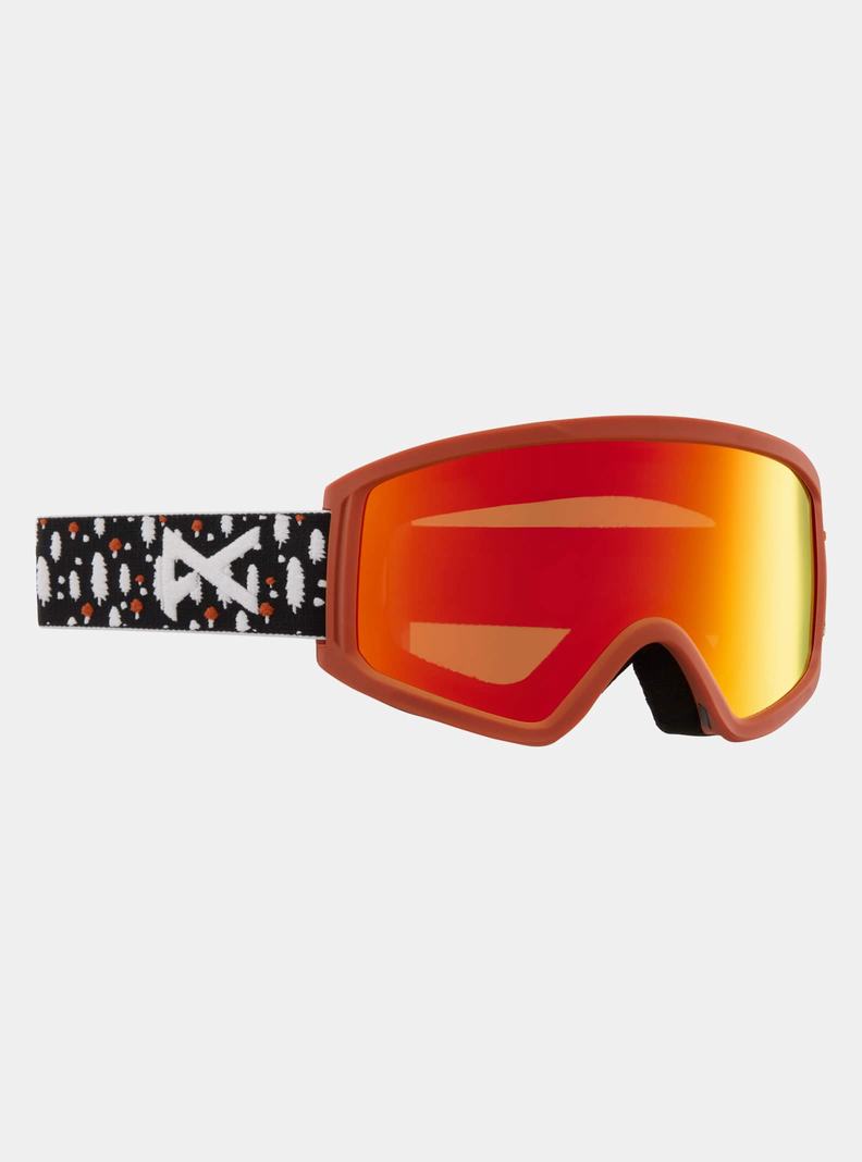 Burton Anon Tracker 2.0 Low Bridge Fit Skibrillen Kinder Rot | 485-ZXASEU