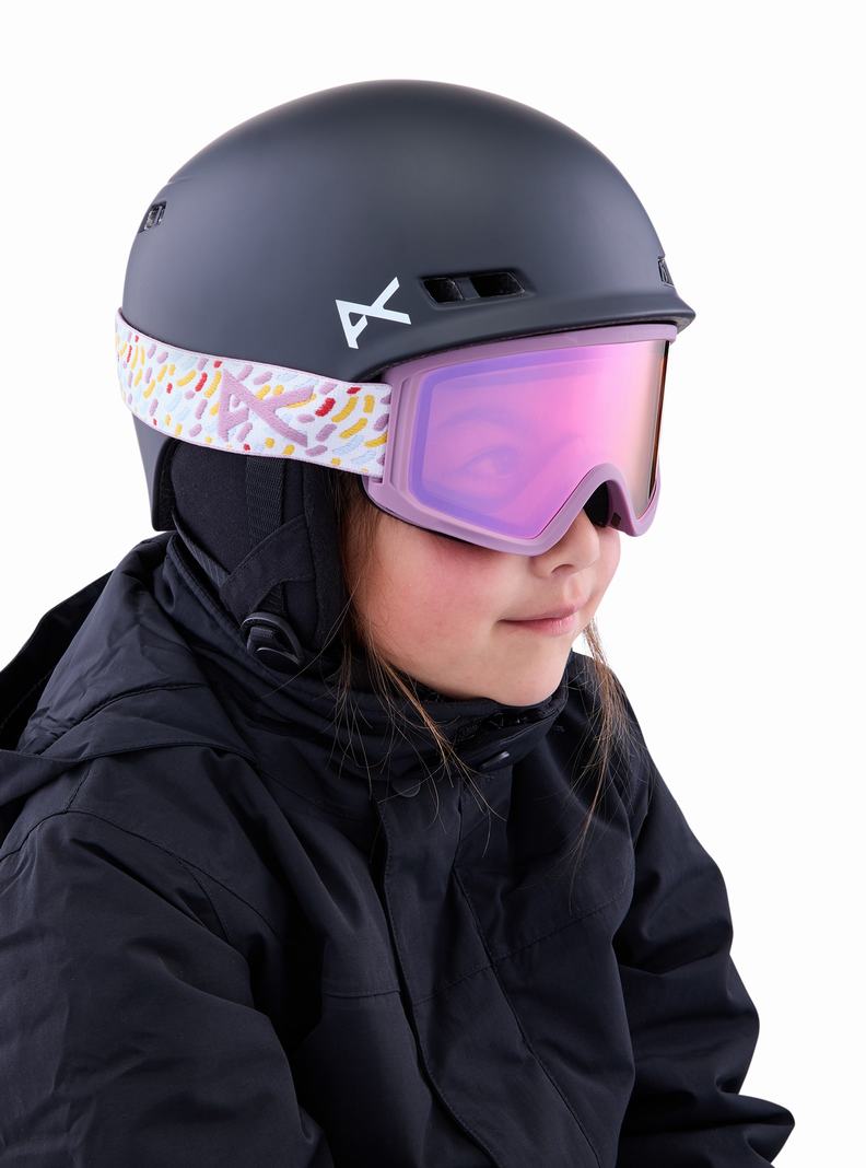 Burton Anon Tracker 2.0 Skibrillen Kinder Rosa | 784-KPFVMX