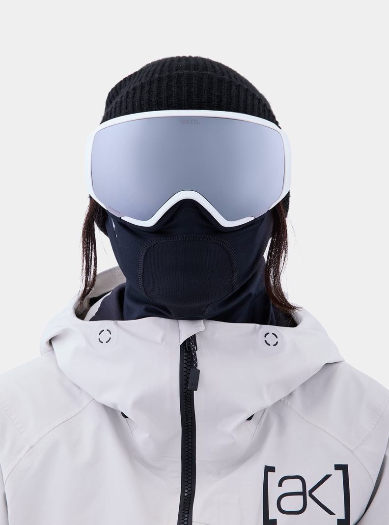 Burton Anon WM1 Goggles + Bonus Lens + MFI® Face Mask Skibrillen Damen Orange Schwarz Lila | 104-RMWUTL