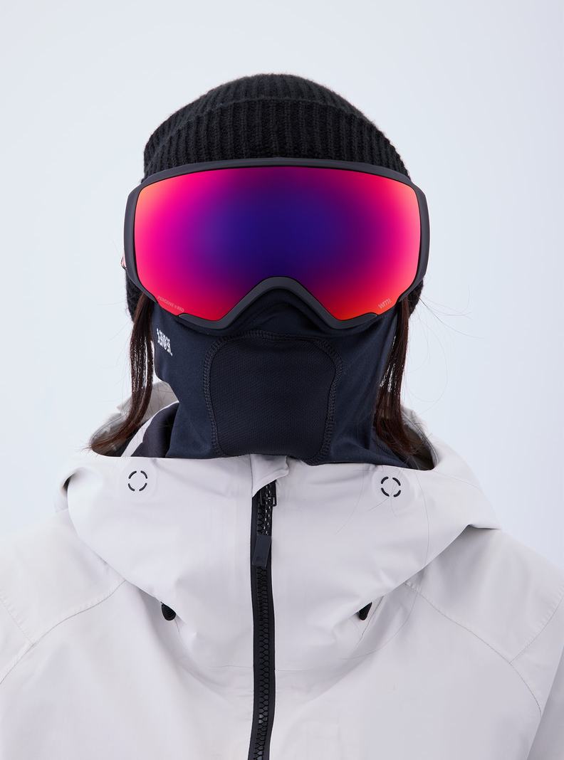 Burton Anon WM1 Goggles + Bonus Lens + MFI® Face Mask Skibrillen Herren Orange Rot | 146-VSAFUR