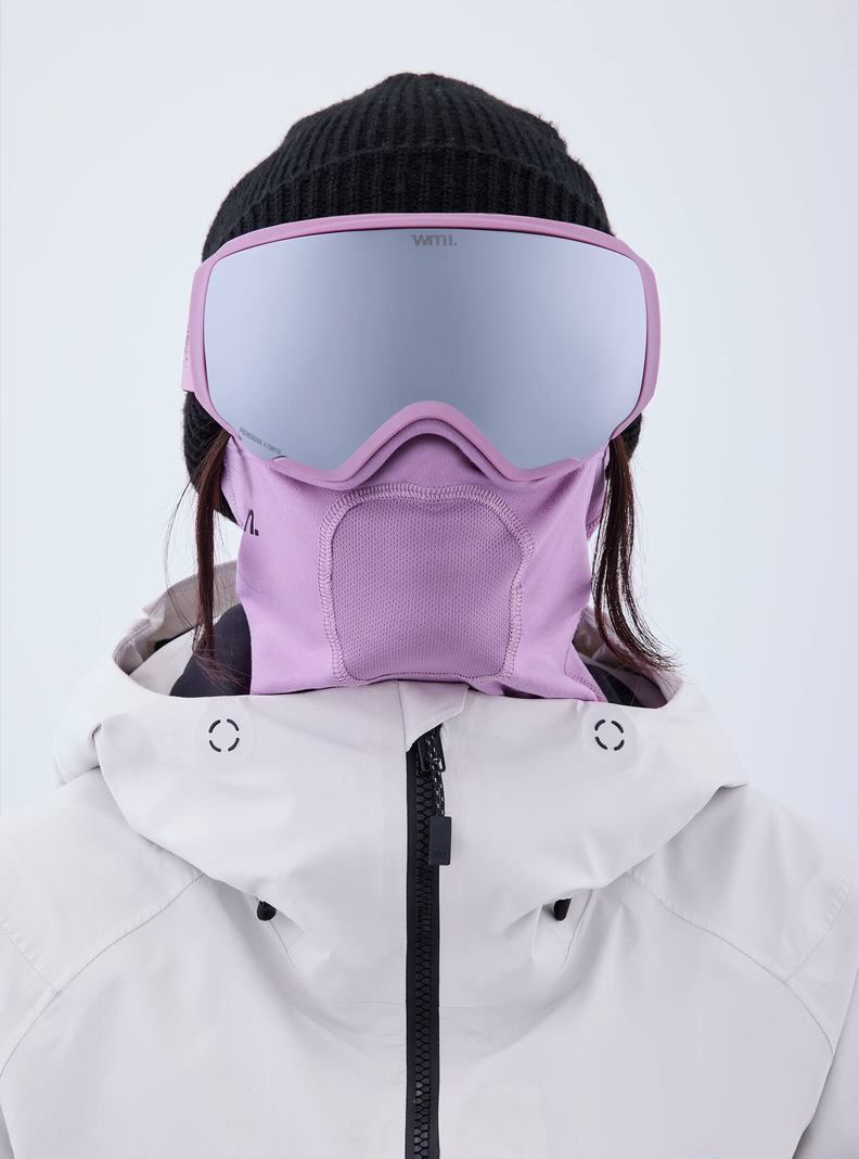 Burton Anon WM1 Goggles + Bonus Lens + MFI® Face Mask Skibrillen Damen Lila Orange Schwarz | 159-PCNRMO