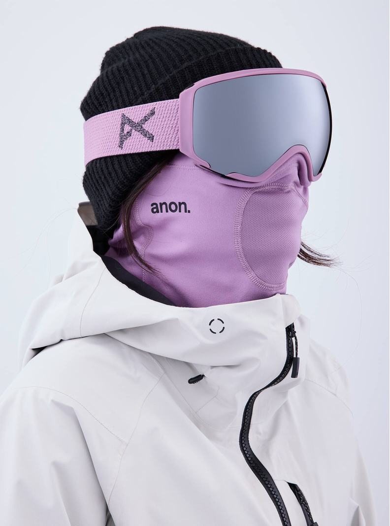 Burton Anon WM1 Goggles + Bonus Lens + MFI® Face Mask Skibrillen Herren Lila Orange Schwarz | 632-YVGQZJ