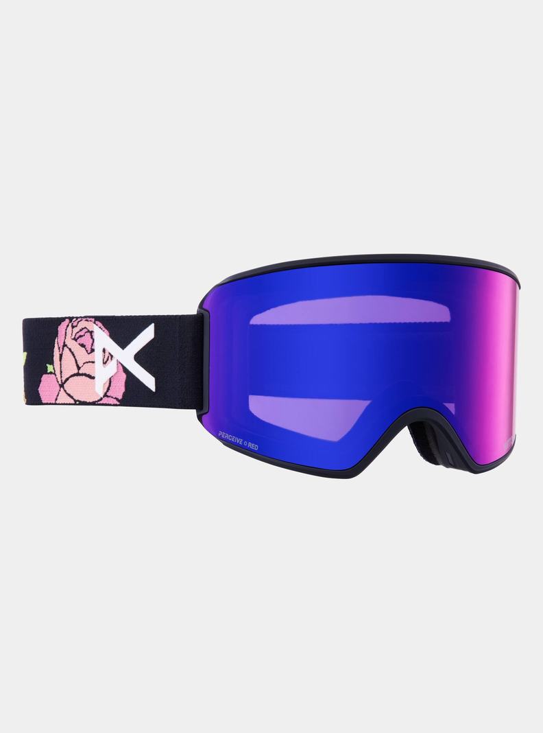 Burton Anon WM3 Goggles + Bonus Lens + MFI® Face Mask Skibrillen Damen Orange Rot | 207-VMTOHP