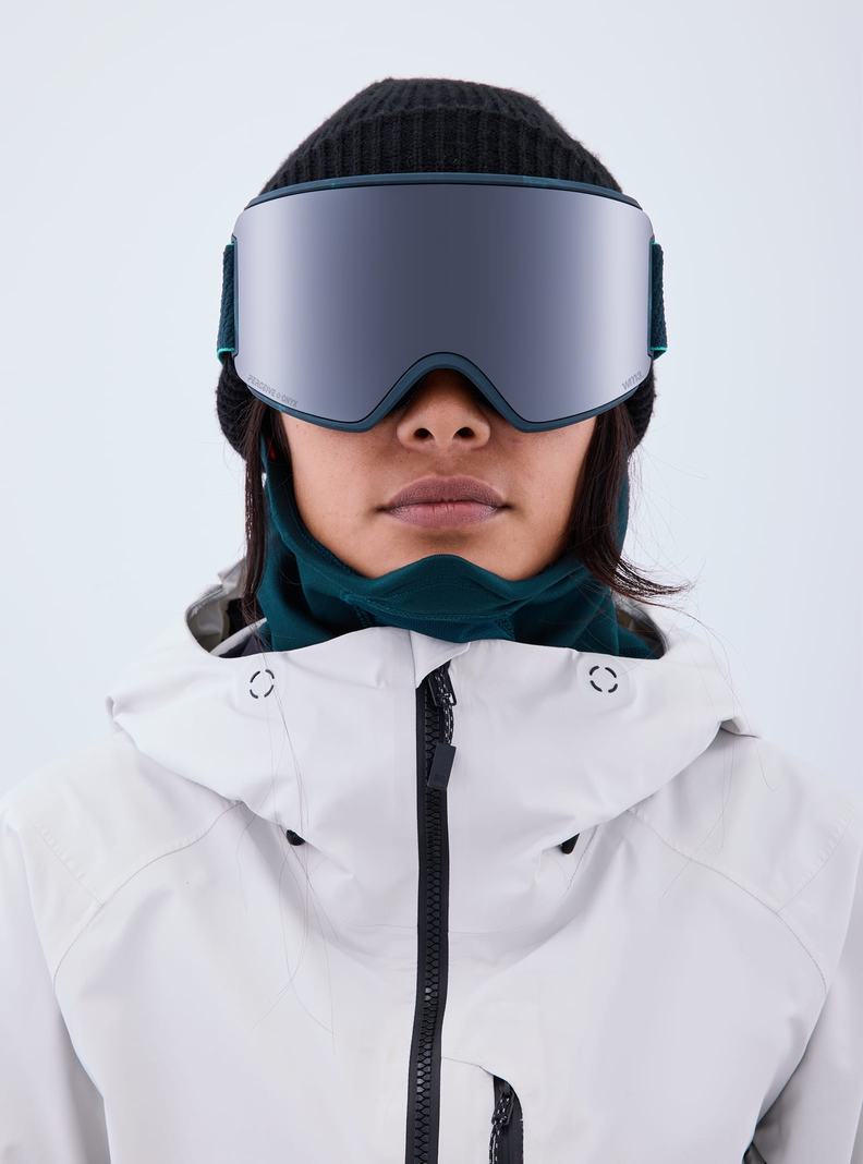 Burton Anon WM3 Goggles + Bonus Lens + MFI® Face Mask Skibrillen Damen Orange Schwarz Lila | 605-SOHYUK