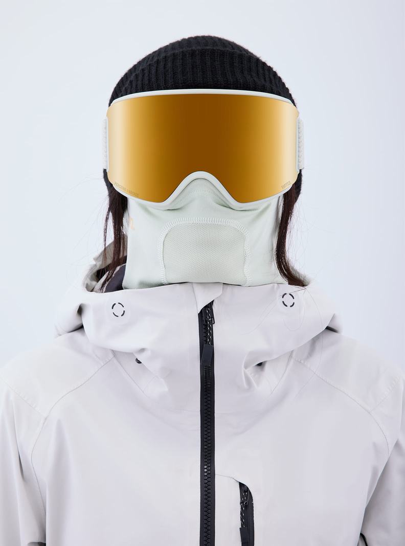 Burton Anon WM3 Goggles + Bonus Lens + MFI® Face Mask Skibrillen Damen Orange | 827-REPBKJ