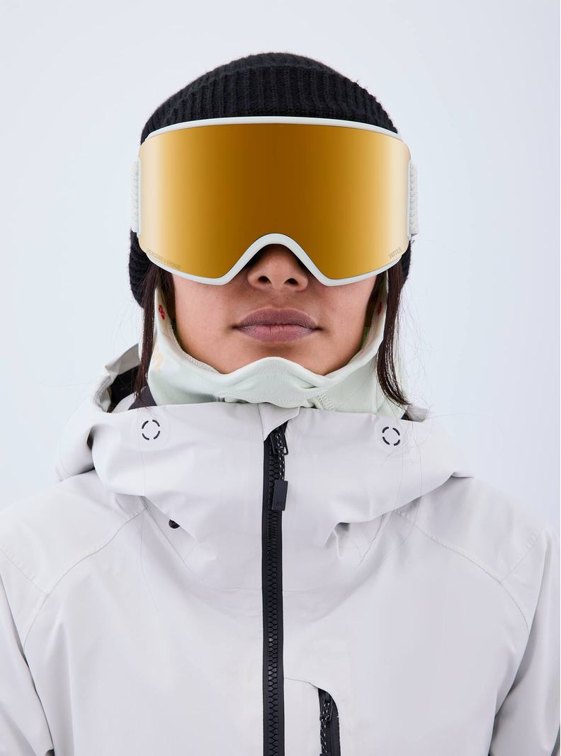 Burton Anon WM3 Goggles + Bonus Lens + MFI® Face Mask Skibrillen Damen Orange | 827-REPBKJ