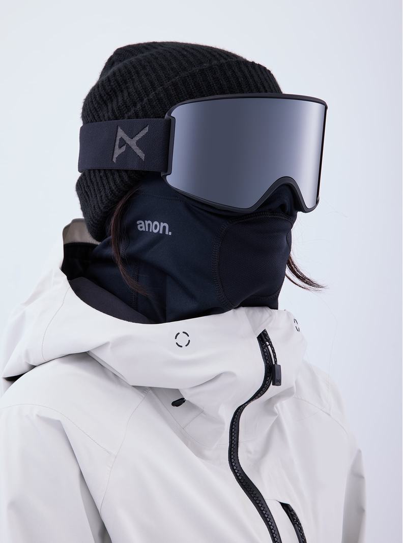 Burton Anon WM3 Goggles + Bonus Lens + MFI® Face Mask Skibrillen Damen Orange Schwarz Lila | 907-JUIZWE