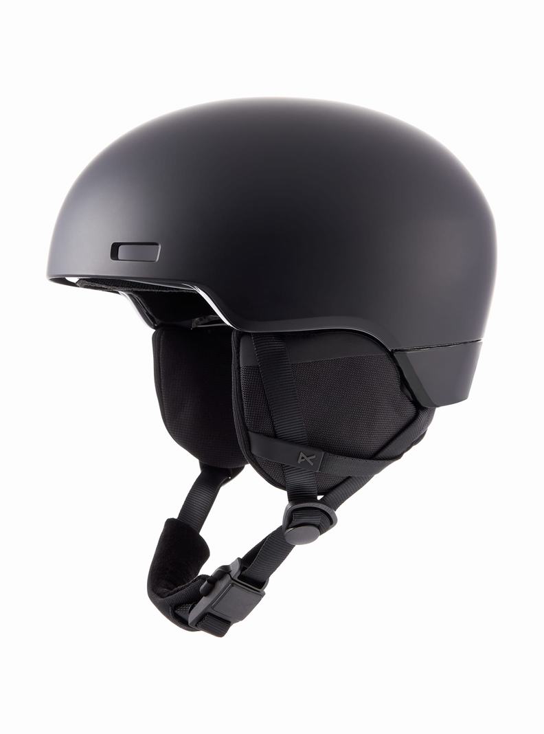Burton Anon Windham WaveCel Skihelm Kinder Schwarz | 082-VXEUFJ
