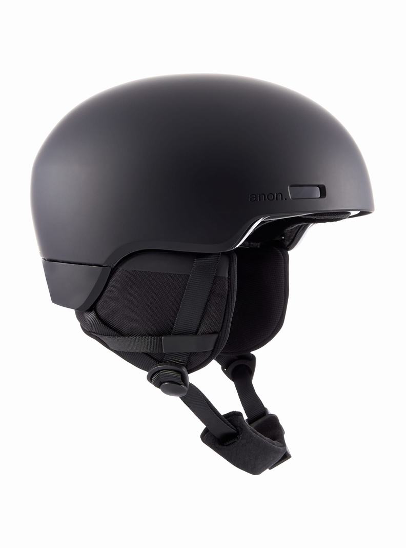 Burton Anon Windham WaveCel Skihelm Kinder Schwarz | 082-VXEUFJ