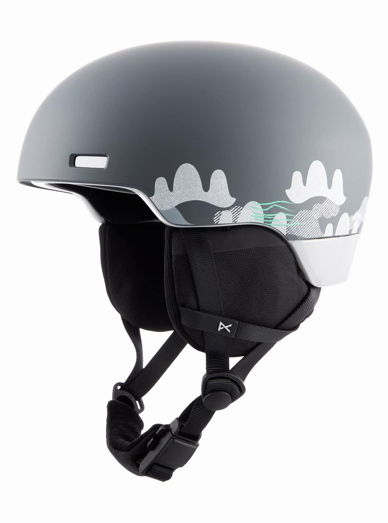 Burton Anon Windham WaveCel Skihelm Kinder Blau Grau | 709-AMJHES
