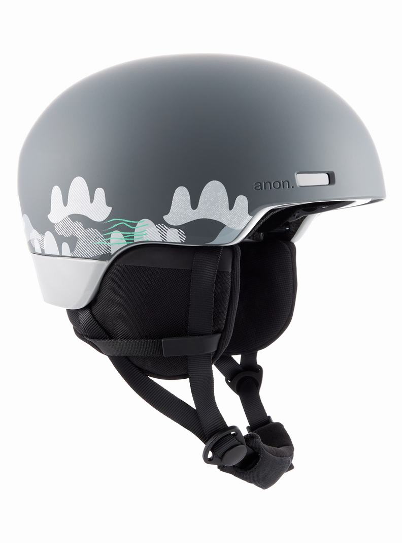 Burton Anon Windham WaveCel Skihelm Kinder Blau Grau | 709-AMJHES