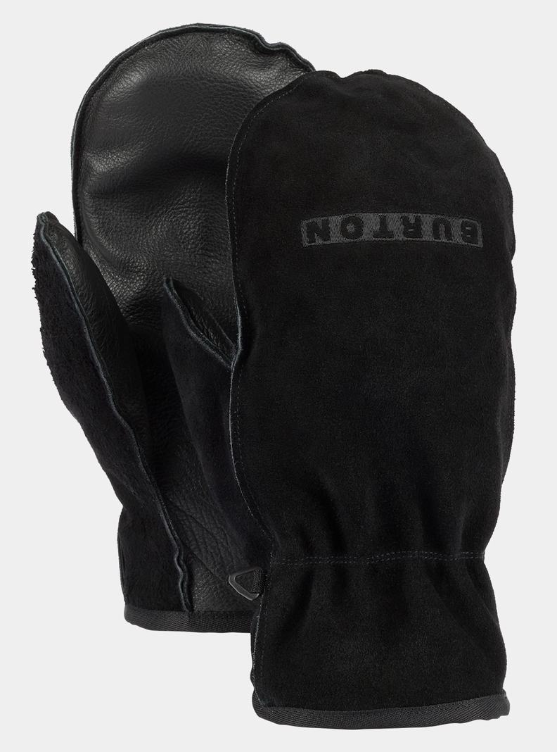 Burton Arbeits Horse Leder Fäustlinge Herren Schwarz | 543-ZBWCRY