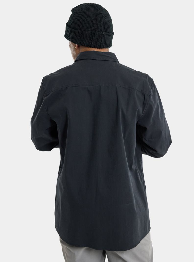 Burton Arbeits Stretch Long Sleeve Hemd Herren Schwarz | 647-ZBMCKU