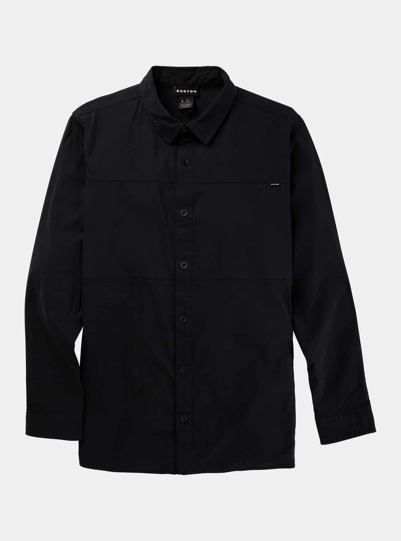 Burton Arbeits Stretch Long Sleeve Hemd Herren Schwarz | 647-ZBMCKU