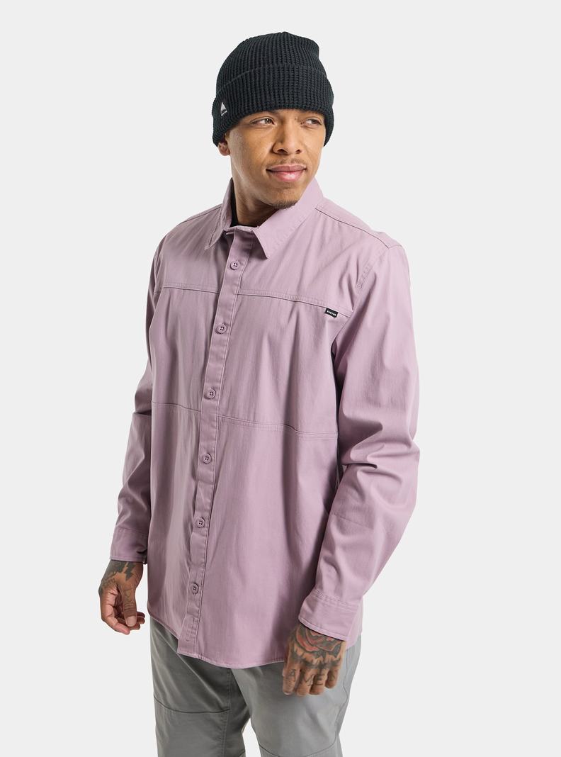Burton Arbeits Stretch Long Sleeve Hemd Herren Lavendel | 827-XRDZTK