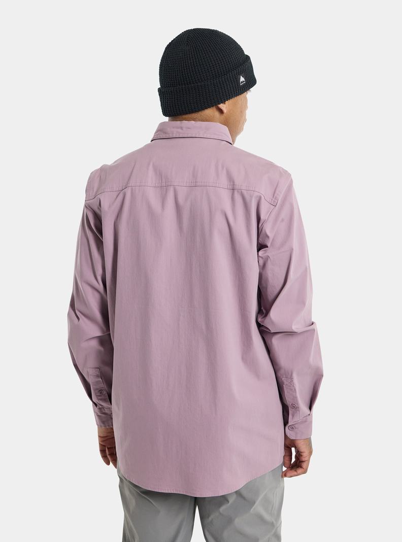 Burton Arbeits Stretch Long Sleeve Hemd Herren Lavendel | 827-XRDZTK