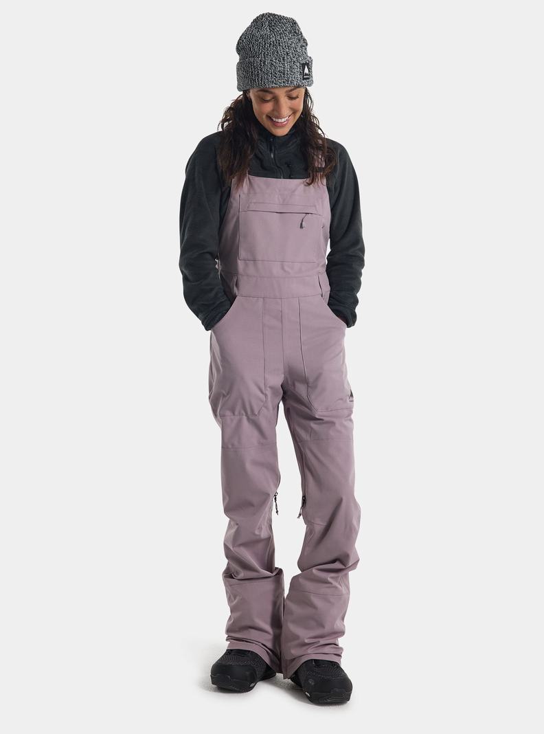 Burton Avalon 2L (Kurzes) Latzhose Damen Lavendel | 248-BSEOIH