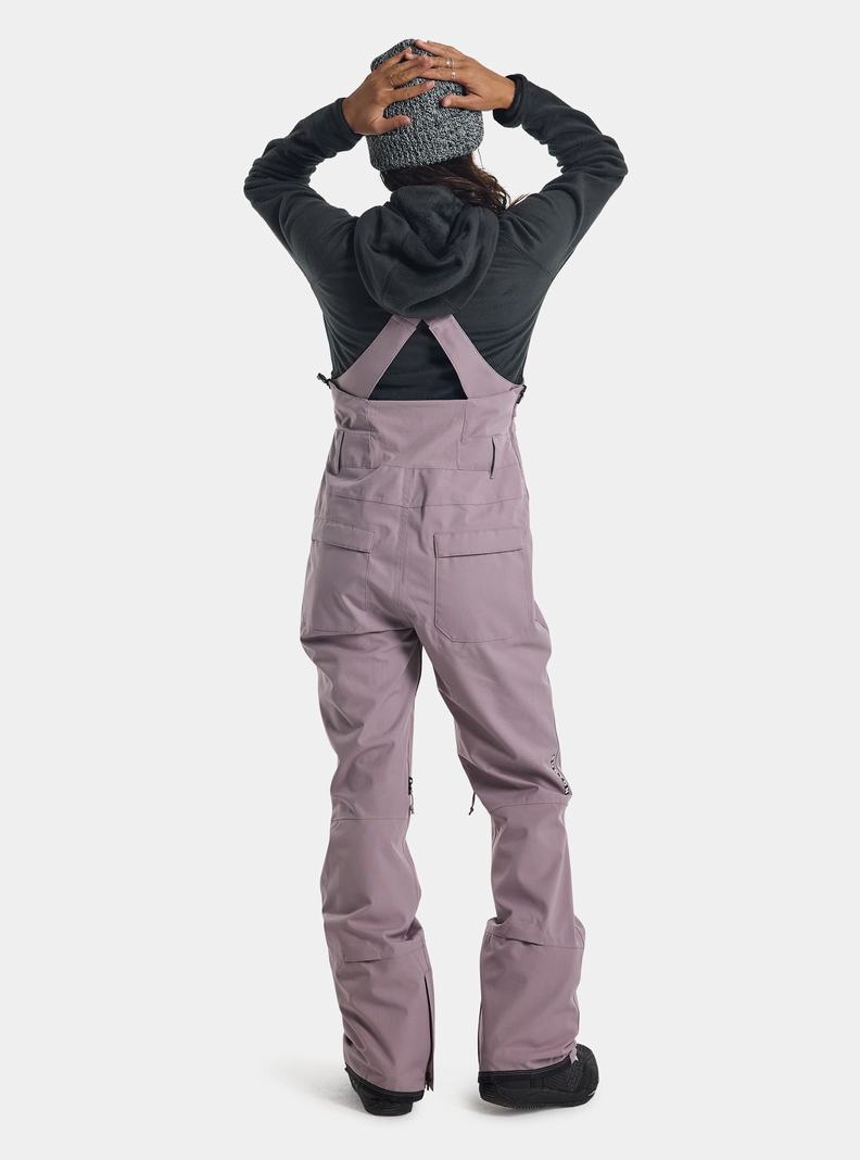 Burton Avalon 2L (Kurzes) Latzhose Damen Lavendel | 248-BSEOIH