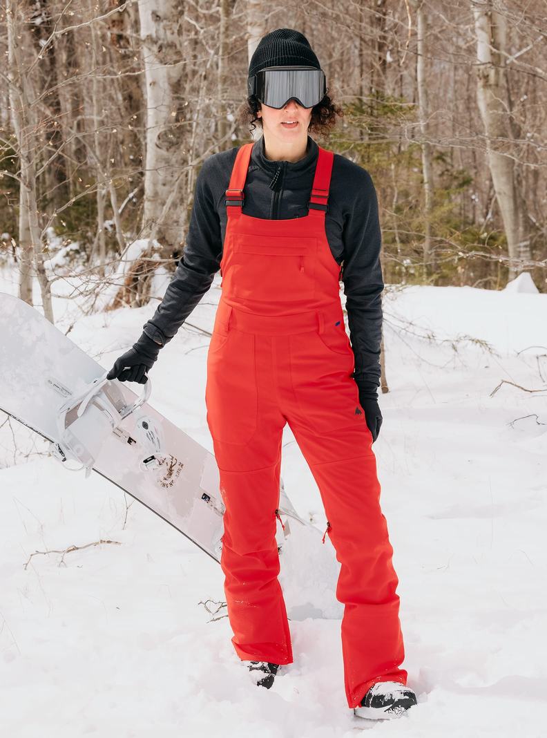 Burton Avalon 2L Latzhose Damen Rosa | 614-NWHTRK