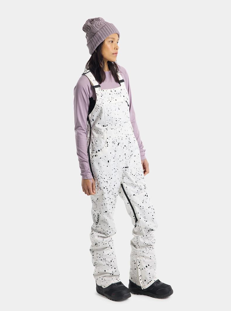 Burton Avalon 2L Latzhose Damen Weiß | 426-QTNGCY