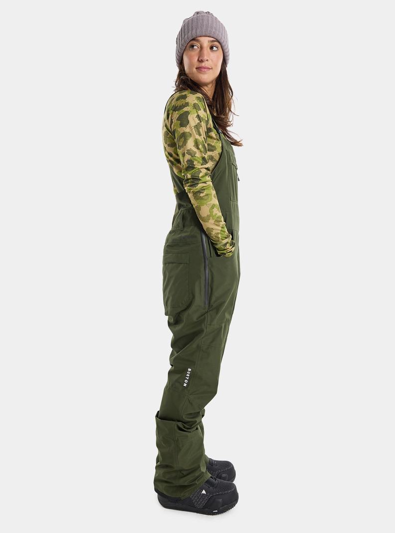 Burton Avalon GORE-TEX 2L Latzhose Damen Tiefesgrün | 078-UCWXKL