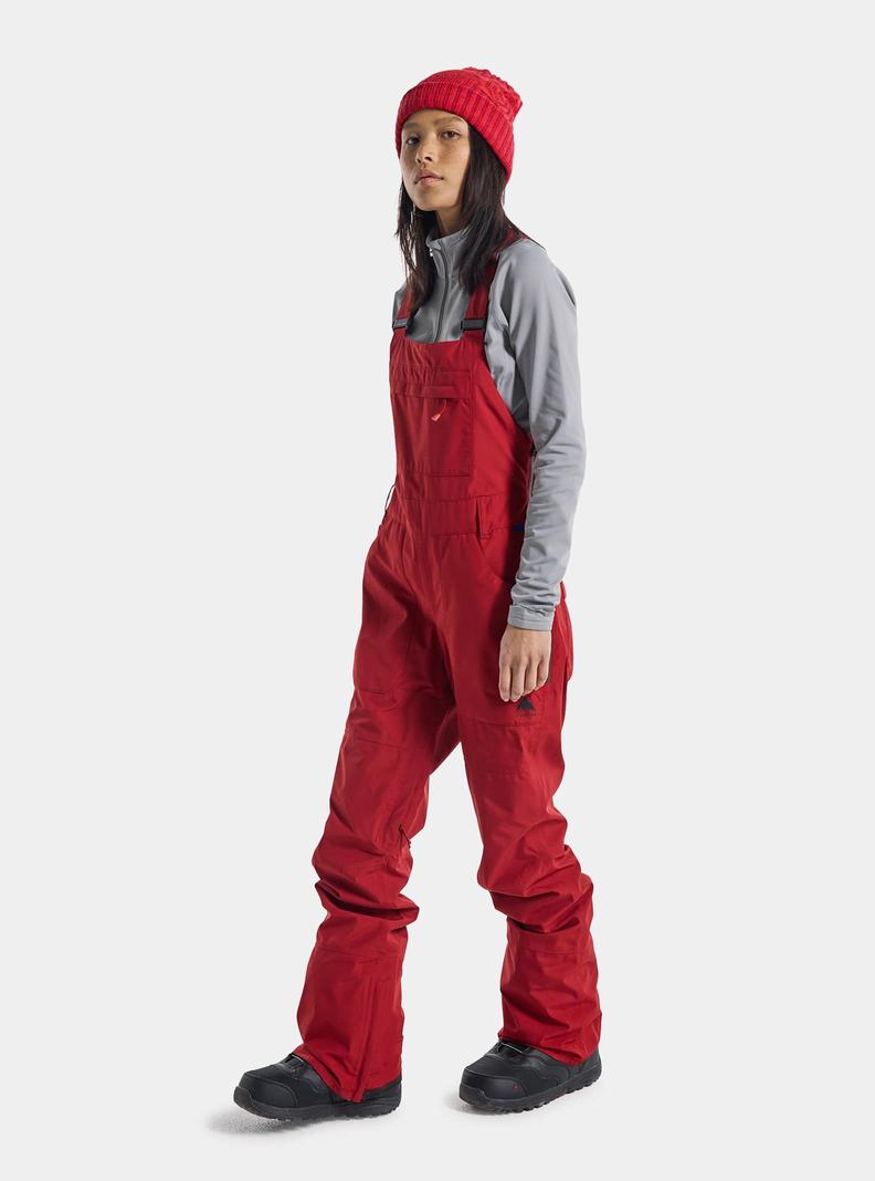 Burton Avalon GORE-TEX 2L Latzhose Damen Orange Rosa | 659-NXWKLJ