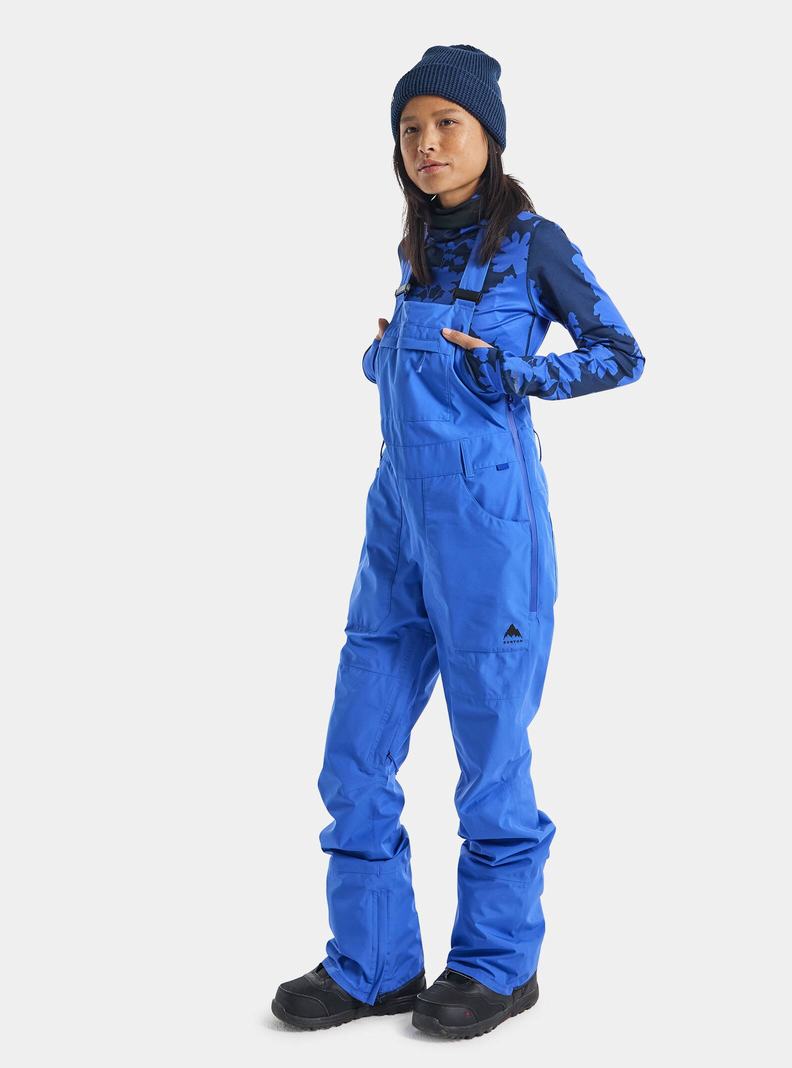 Burton Avalon GORE-TEX 2L Latzhose Damen Blau | 691-BMWZDG