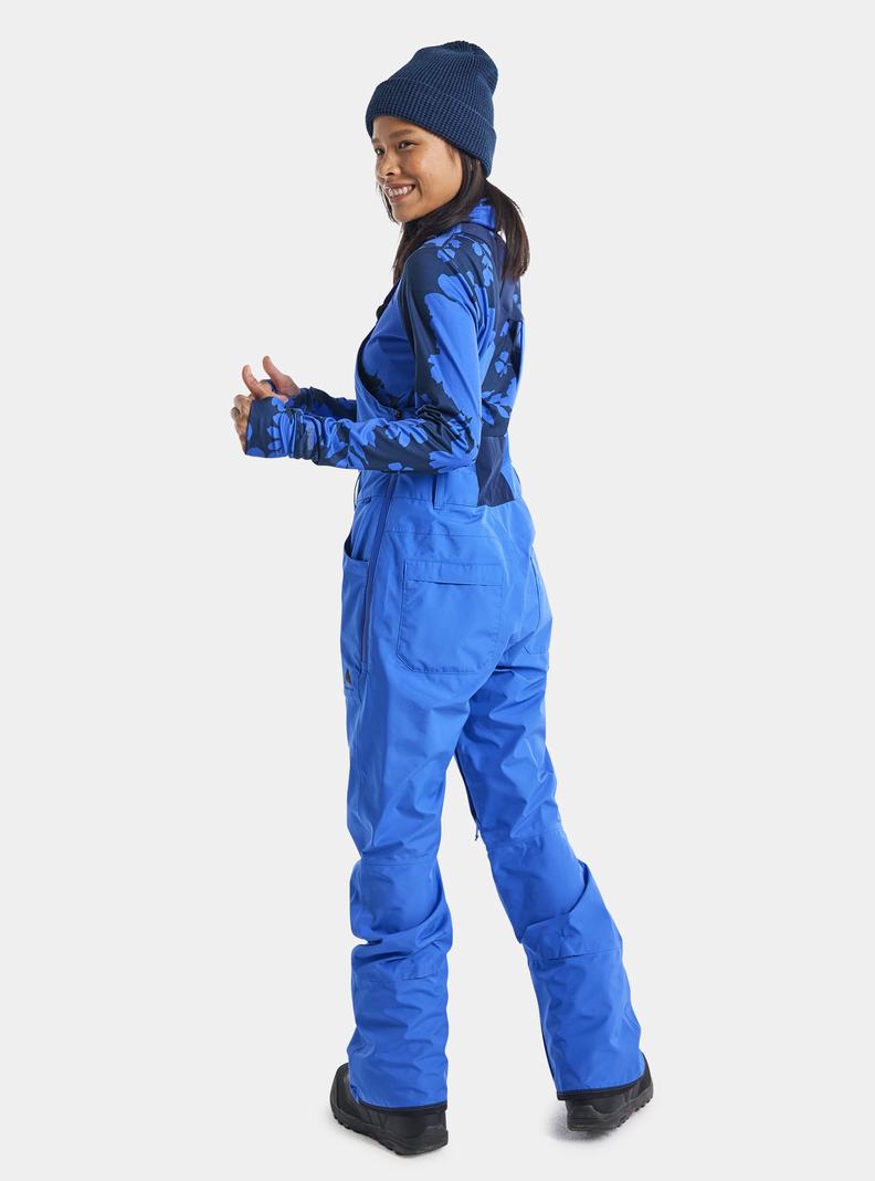 Burton Avalon GORE-TEX 2L Latzhose Damen Blau | 691-BMWZDG