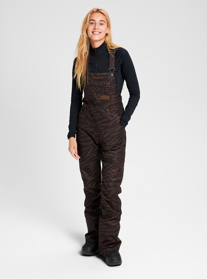 Burton Avalon - Hohe Latzhose Damen Grau | 716-SNGQHT