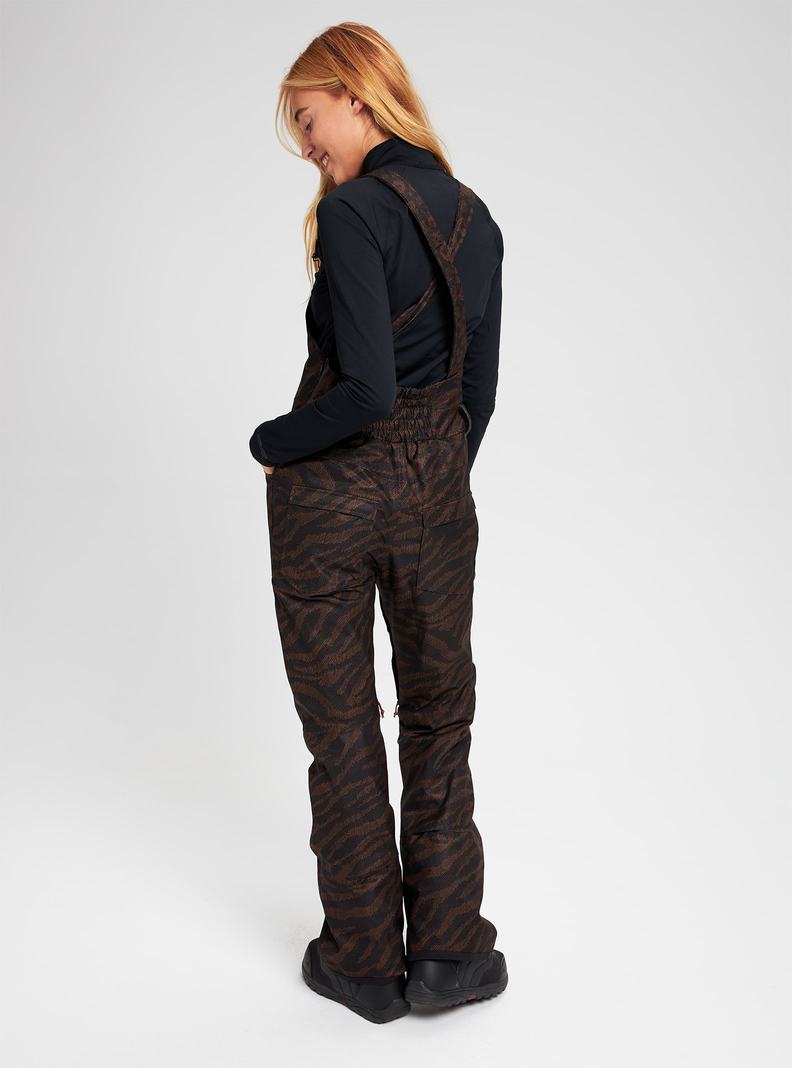 Burton Avalon - Hohe Latzhose Damen Grau | 716-SNGQHT