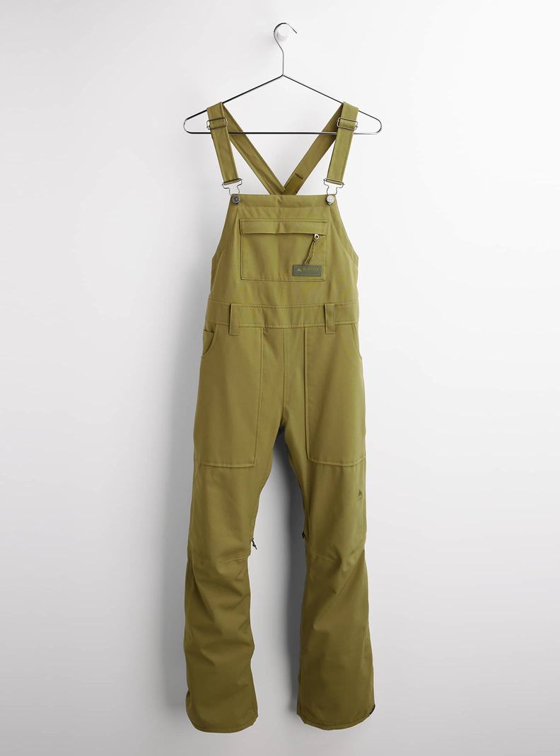 Burton Avalon - Hohe Latzhose Damen Olivgrün | 231-AZOESP