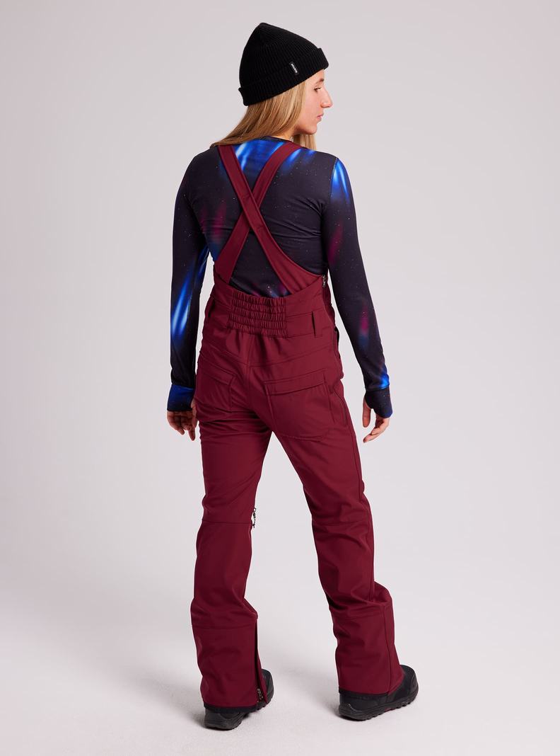 Burton Avalon - Softshell Latzhose Damen Bordeaux | 319-EAGBRV