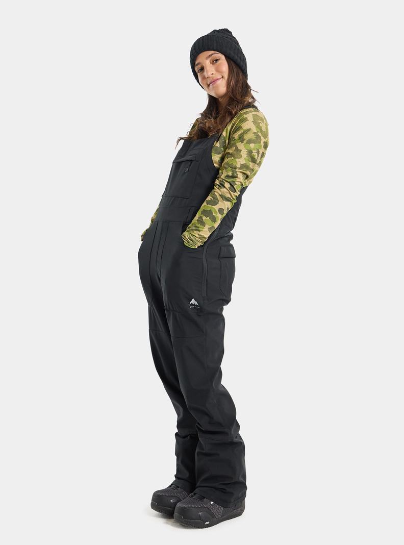Burton Avalon Stretch 2L Softshell Latzhose Damen Schwarz | 584-KRBWDJ