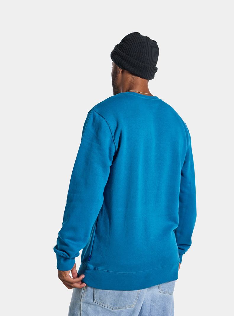 Burton BRTN Crew Sweatshirts Herren Blau | 251-XCYDSZ