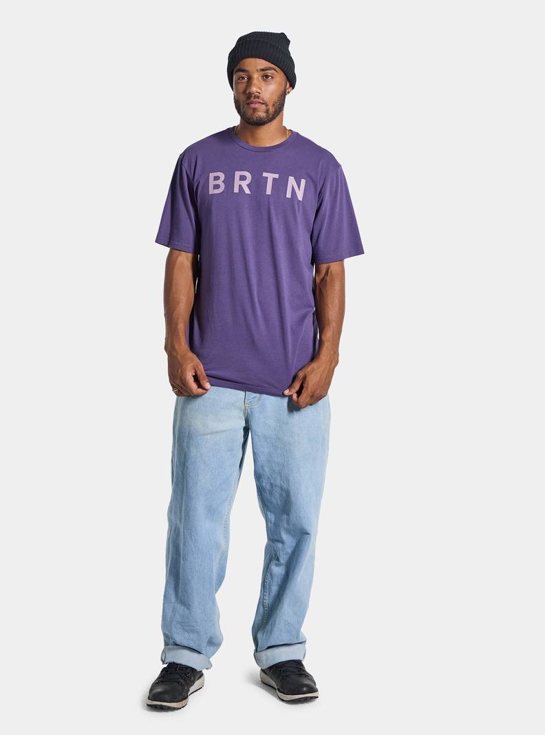 Burton BRTN Kurzes Sleeve T-Shirts Damen Lila | 569-YPNIHZ