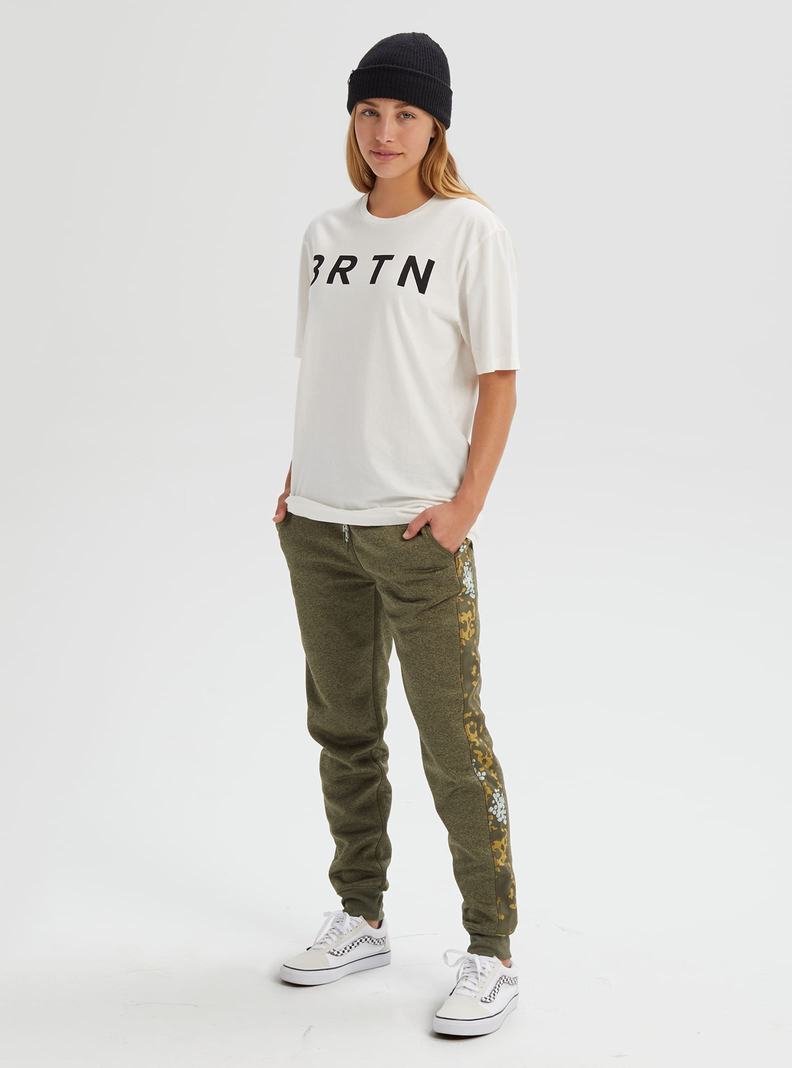 Burton BRTN Kurzes Sleeve T-Shirts Damen Weiß | 634-TRGDEK
