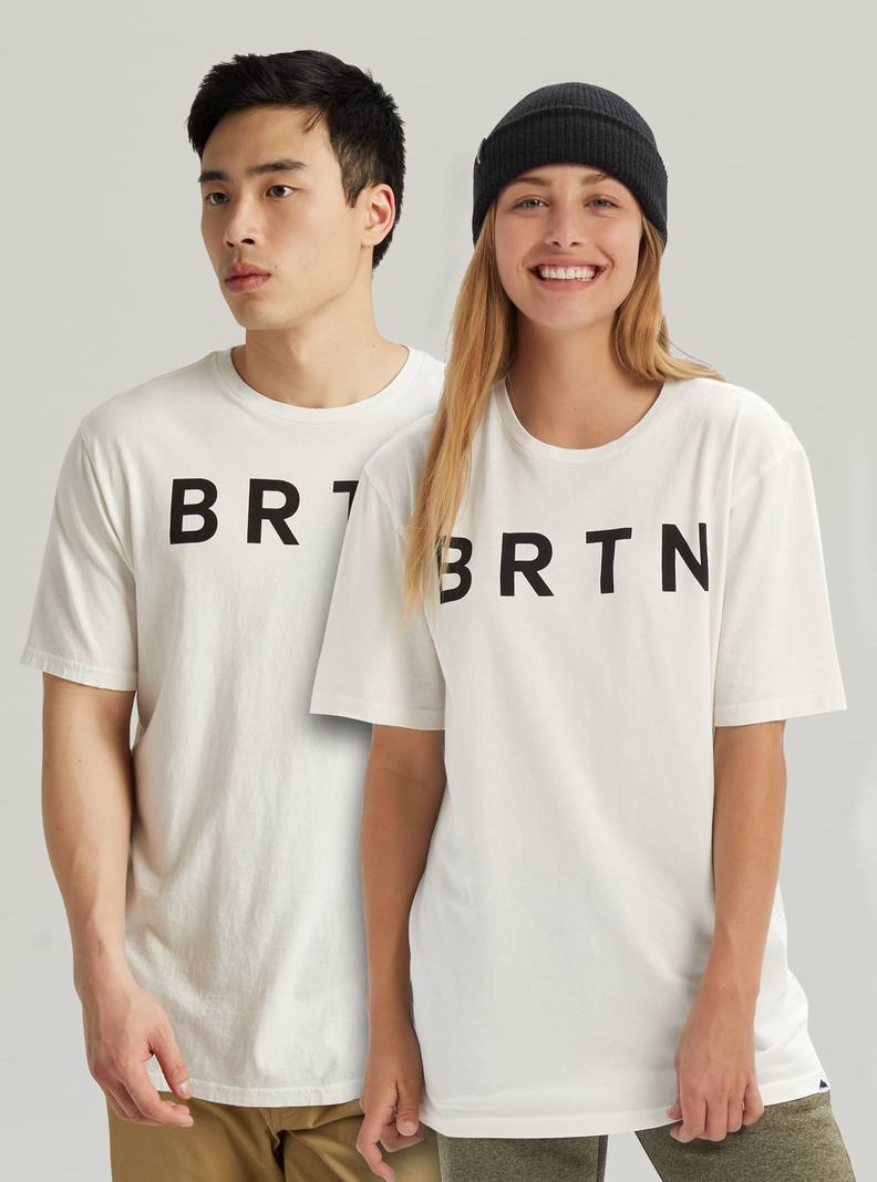 Burton BRTN Kurzes Sleeve T-Shirts Damen Weiß | 634-TRGDEK