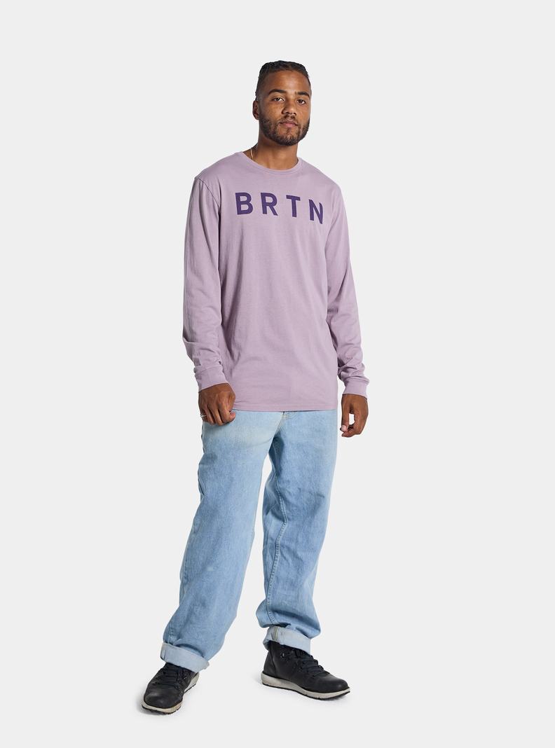 Burton BRTN Long Sleeve T-Shirts Damen Lila | 675-CTFKSE