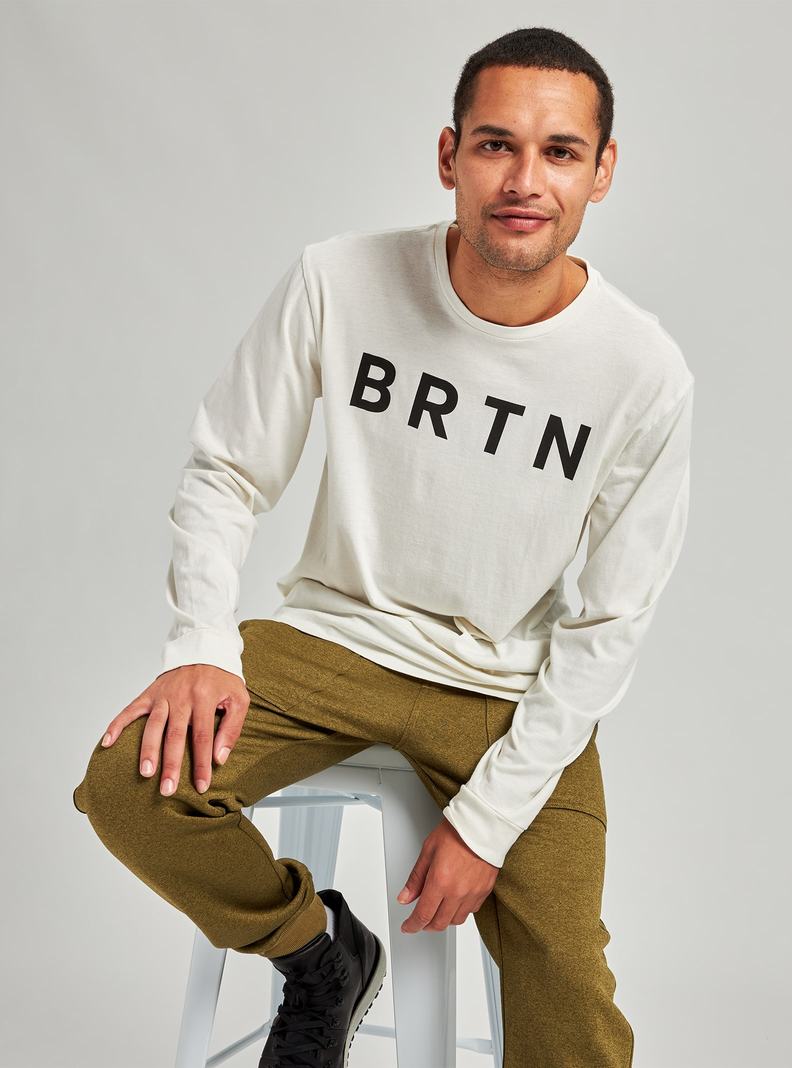 Burton BRTN Long Sleeve T-Shirts Damen Weiß | 237-RLKWVU