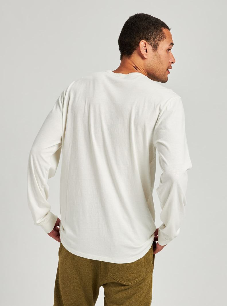 Burton BRTN Long Sleeve T-Shirts Damen Weiß | 237-RLKWVU