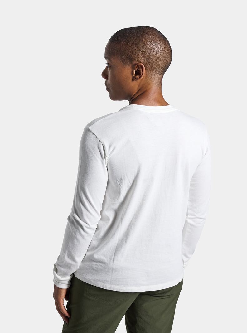 Burton BRTN Long Sleeve T-Shirts Damen Weiß | 458-MWFXUT